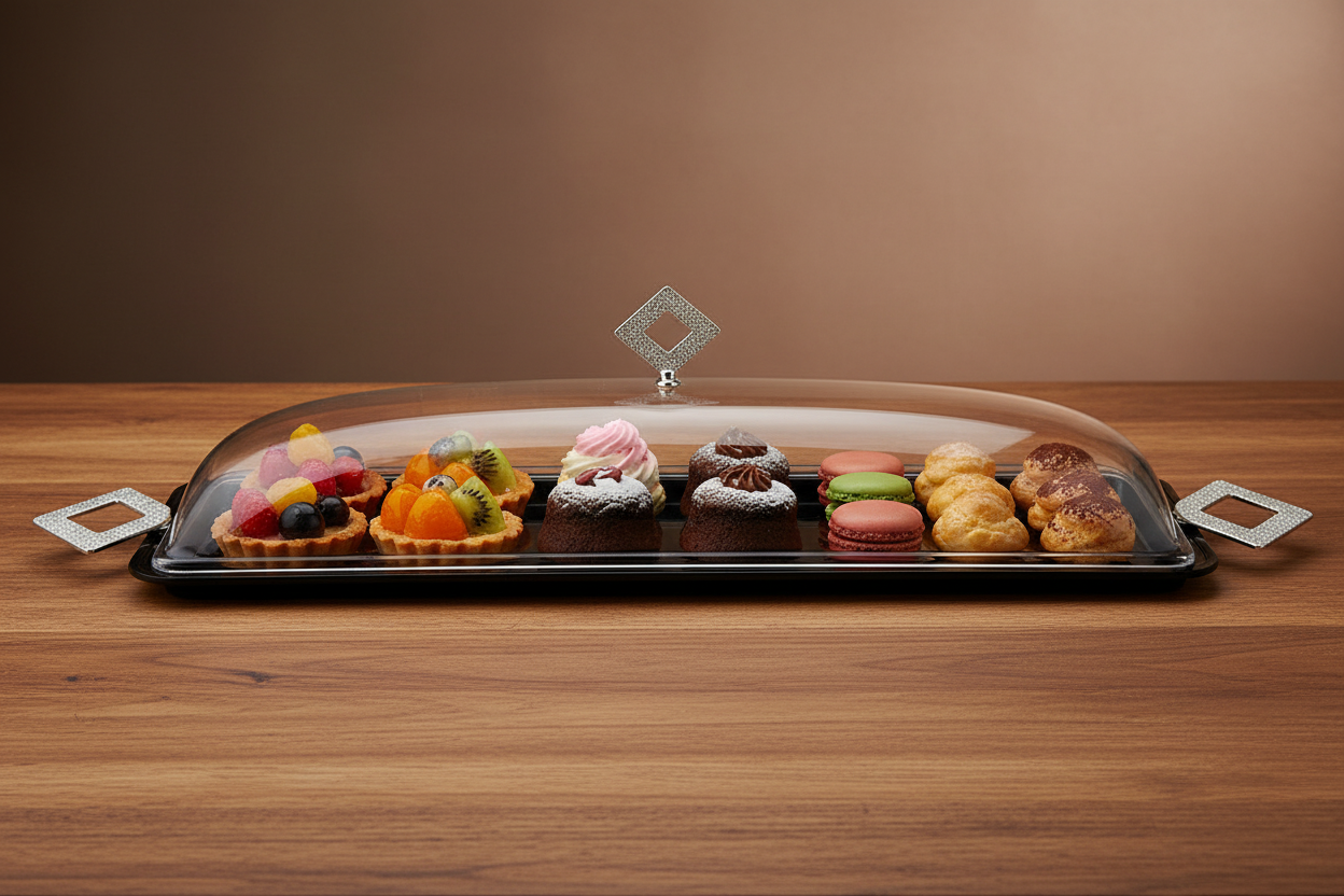 طبق تقديم  كيك Alkuwaity Al Awal الكويتي الأول