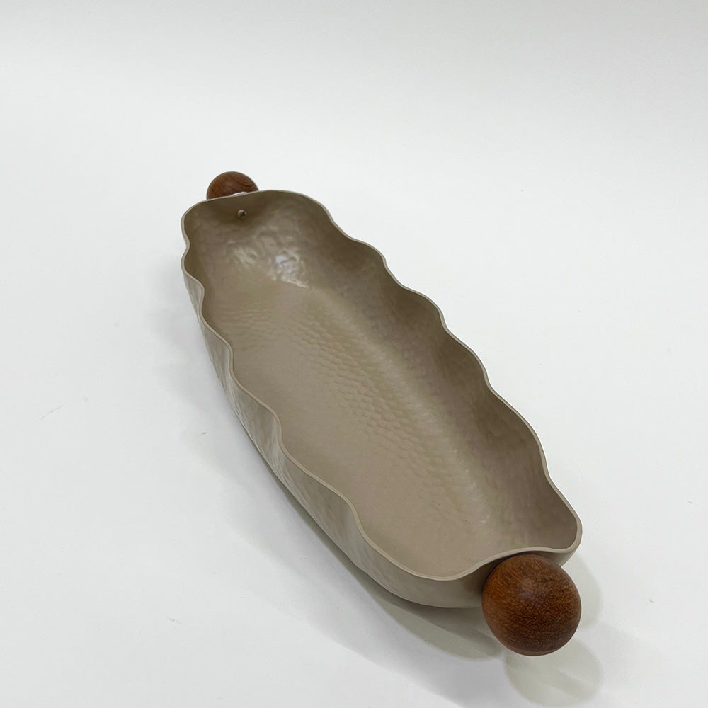 صينية تقديم بيضاوية صغيرة