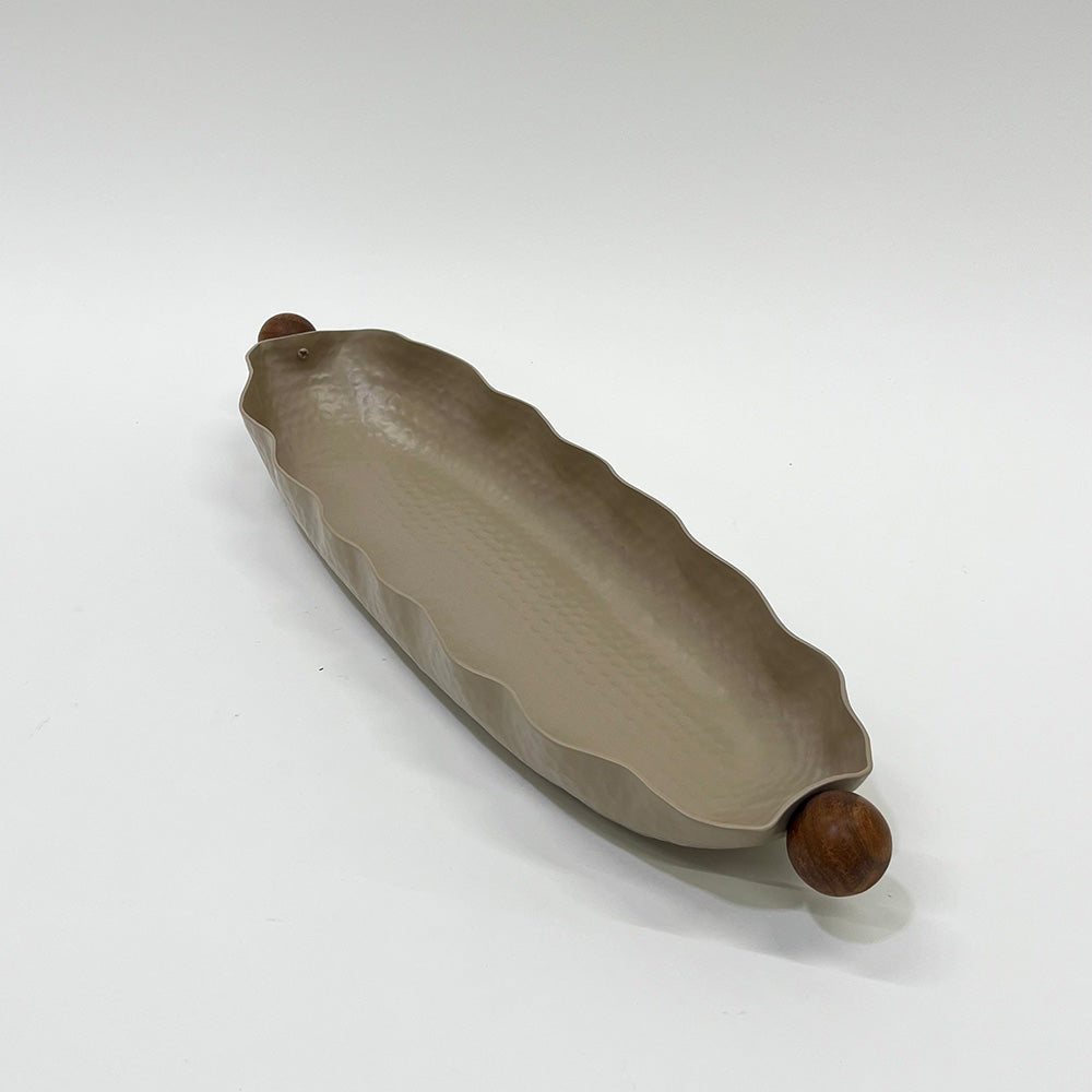 صينية تقديم بيضاوية صغيرة