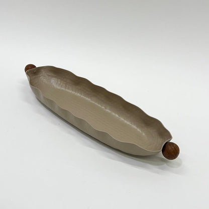 صينية تقديم بيضاوية كبيرة