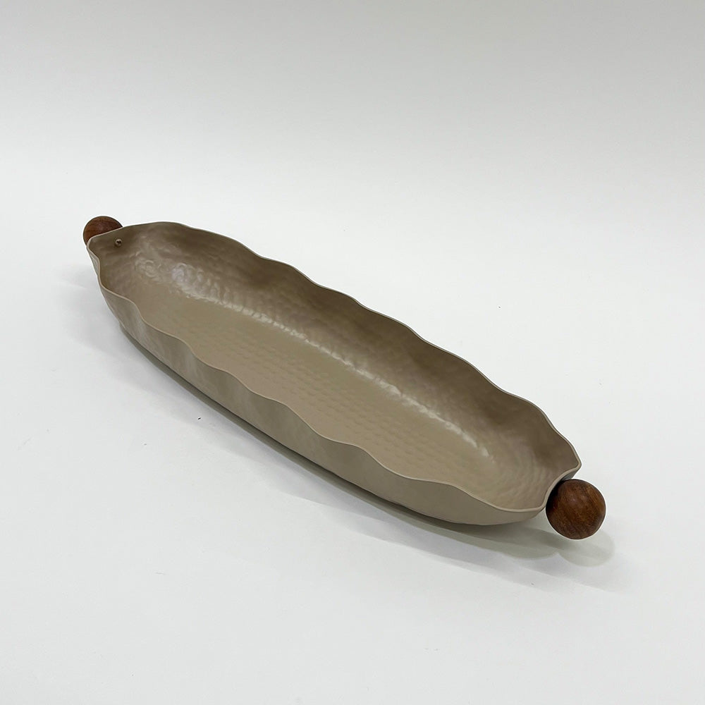 صينية تقديم بيضاوية صغيرة