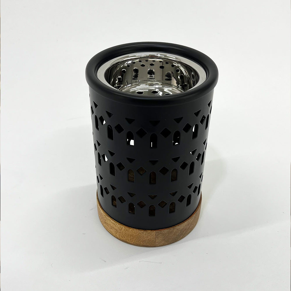 مبخر معدني بقاعدة خشبية Alkuwaity Al Awal الكويتي الأول