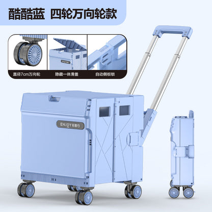 عربة تسوق قابلة للطي للاستخدام المنزلي