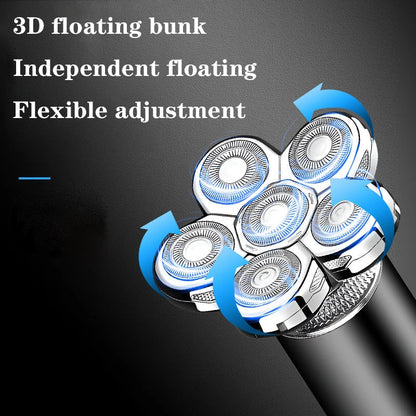 مجموعة ماكينة حلاقة رجالية قابلة للطي