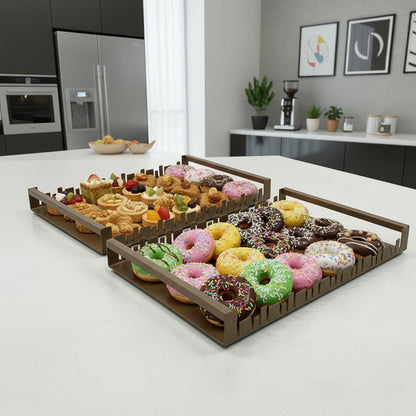 صينية تقديم معدنية