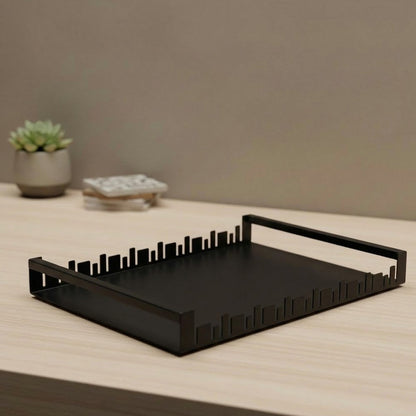 صينية تقديم معدنية