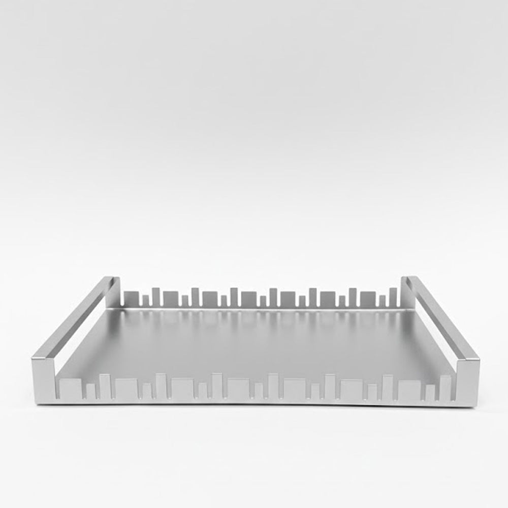 صينية تقديم معدنية