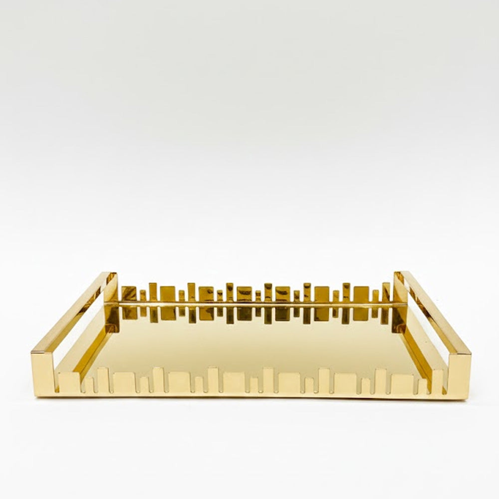 صينية تقديم معدنية