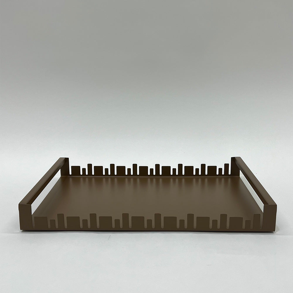 صينية تقديم معدنية