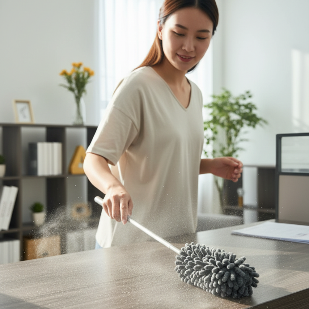 ممسحة غبار راس قابلة للتعديل