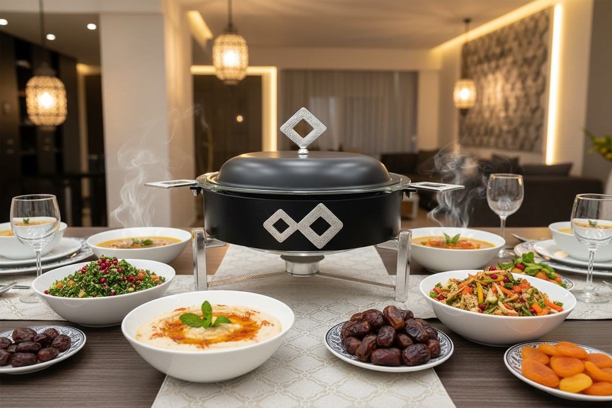 سخان طعام دائري فاخر 2 لتر