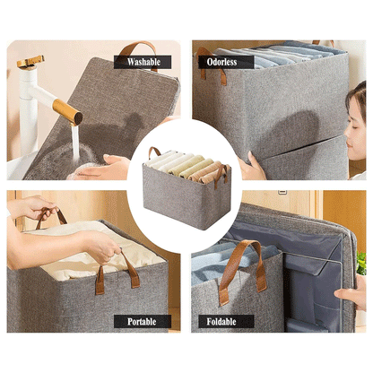 صندوق تخزين ملابس قابل للطي