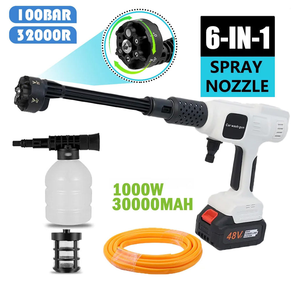 جهاز غسيل السيارات المحمول 6 في 1