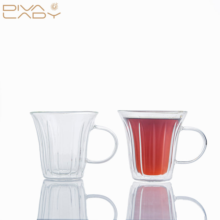 Glass mug set