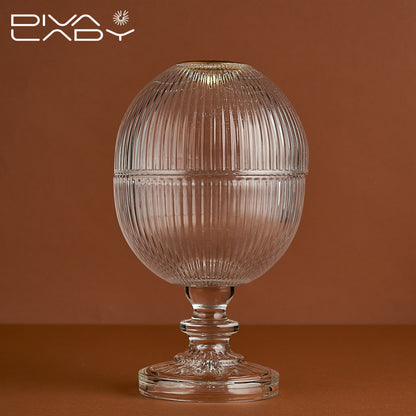 علبة كلينكس زجاج شفاف