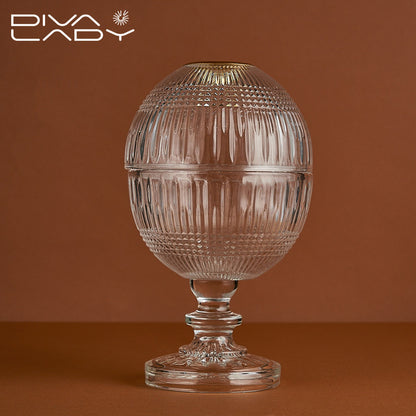 علبة كلينكس زجاج شفاف