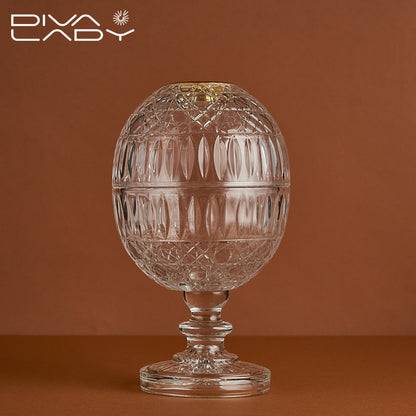 علبة كلينكس زجاج شفاف