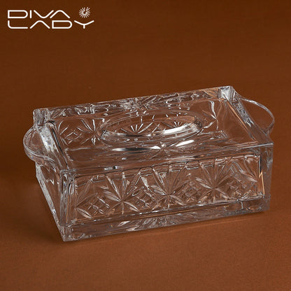 علبة كلينكس زجاج