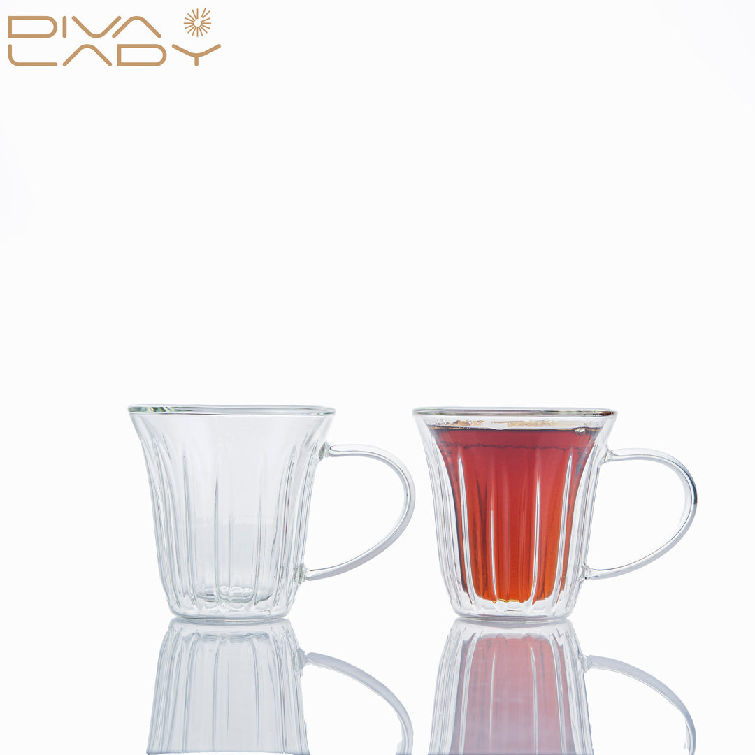 Glass mug set