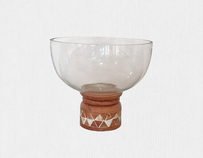 وعاء زجاجى صغير