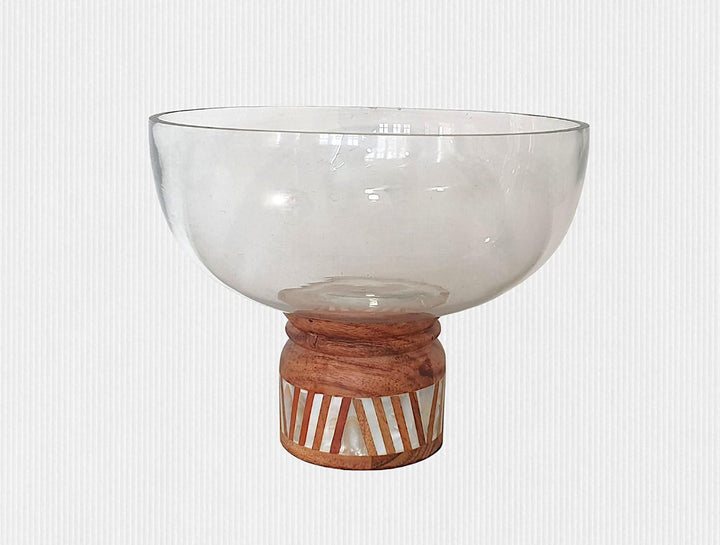 large glass bowl