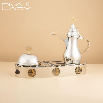 طقم صينية دلة بدون فناجين