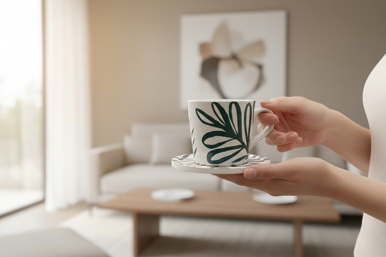 طقم فناجين سيراميك Danny Home