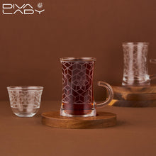 طقم استكانه وفنجان18ق