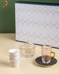 طقم استكانه مع فنجان 19 ق divaladyshop
