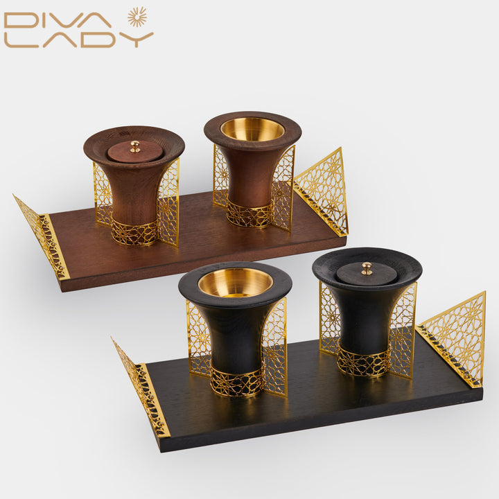 Tower Incense Burner Set - 3 Pieces