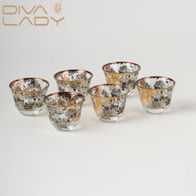 طقم استكانة وفنجان 18 ق