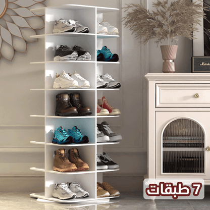 رف احذية وأكسسوارات دوار