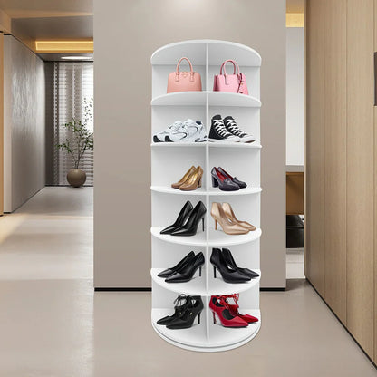 خزانة أحذية وحقائب دوارة 7 طبقات 360 درجة