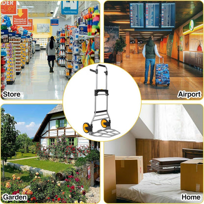 عربة يد قابلة للطي