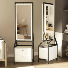 خزانة مجوهرات وماكياج  مع مرآة