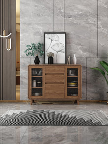 خزانة جانبية جديدة على الطراز الصيني للأستخدام المتعدد