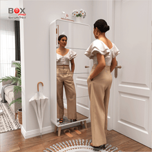 خزانة أحذية كبيرة  مع مرآة