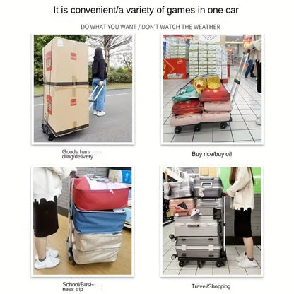 عربة أدوات محمولة قابلة للطي متينة