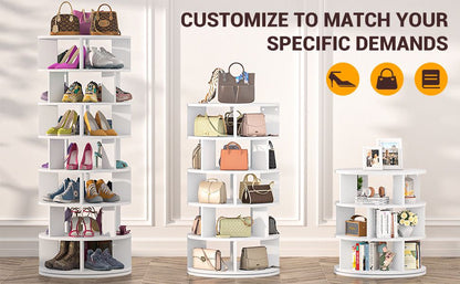 برج رفوف الأحذية والحقائب