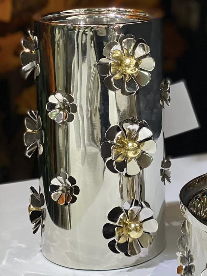 مبخرة فاخرة معدنية بزخارف