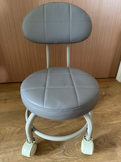 كرسي دوار منخفض مع عجلات
