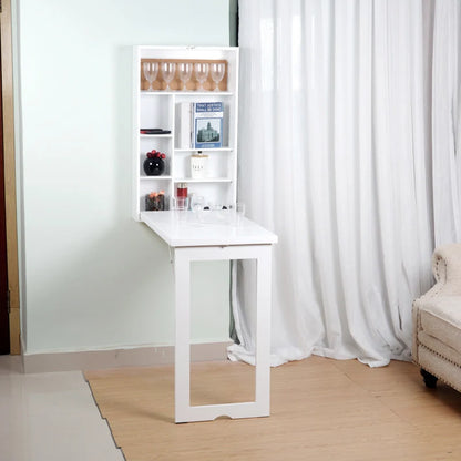 طاولة قابلة للطي غير مرئية مثبتة على الحائط