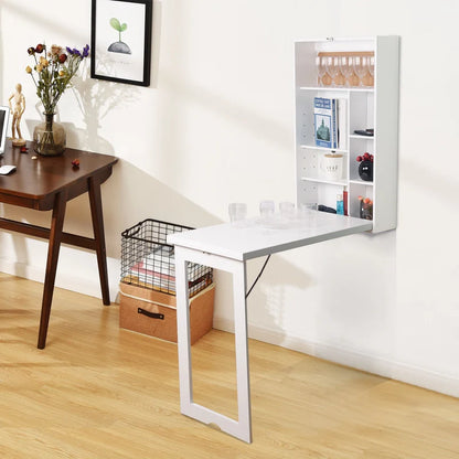 طاولة قابلة للطي غير مرئية مثبتة على الحائط