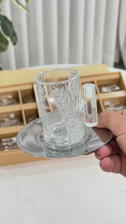 طقم استكانه وفناجين18ق