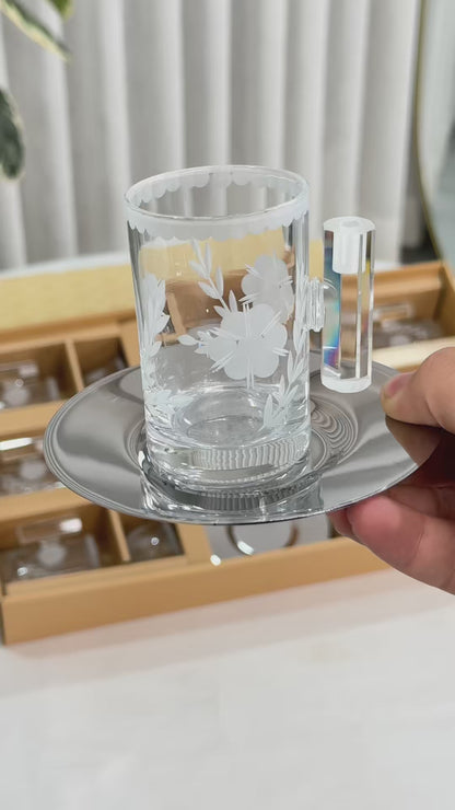 طقم استكانه وفناجين18ق