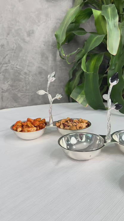 صحن مكسرات 2 وعاء