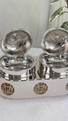 طبق تقديم دائرى