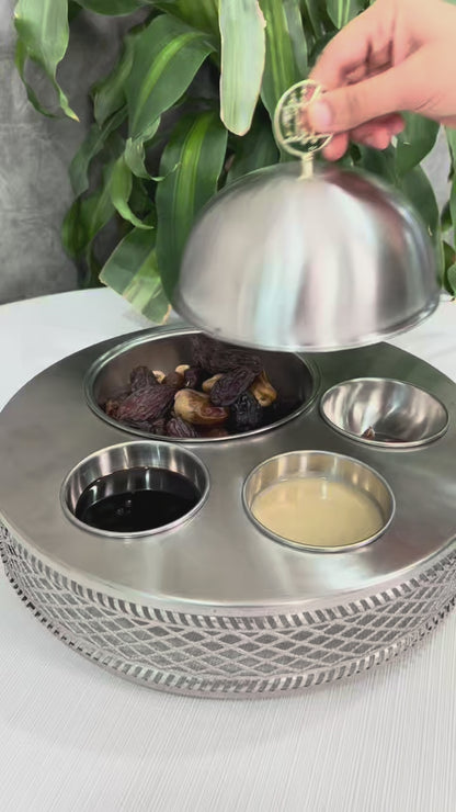 ماعون تقديم تمر و 3 بوادى