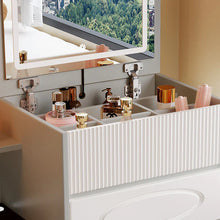 طاولة ماكياج مع مقعد ومرآة مضيئة