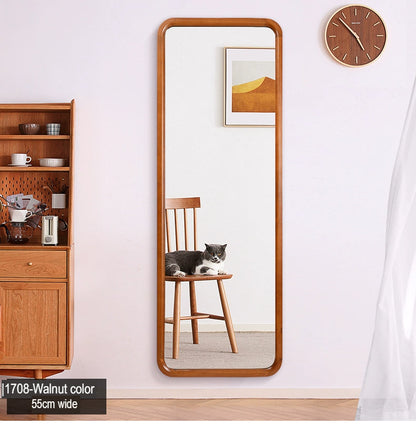 مرآة سحرية للمنزل مصنوعة من الخشب